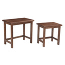 22'' Tall Solid Wood Nesting End Tables