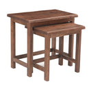 22'' Tall Solid Wood Nesting End Tables