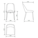 Molucca 4 - Person Manufactured Wood Dining Set