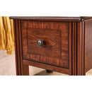 23'' Tall Block End Table with Storage