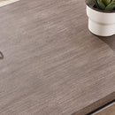 Gray Lift Top Coffee Table with Storage