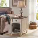 Salazar 23'' Tall End Table with Storage and Built-In Outlets