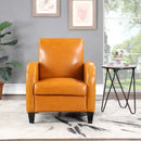 Faux Leather Club Recliner Chair