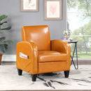 Faux Leather Club Recliner Chair