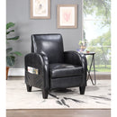 Faux Leather Club Recliner Chair