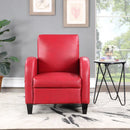 Faux Leather Club Recliner Chair