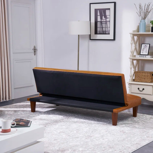 Geraldton Twin 76'' Upholstered Cushion Back Convertible Sofa