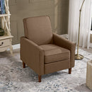 28'' Wide Brown Polyester Blend Manual Standard Recliner