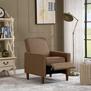 28'' Wide Brown Polyester Blend Manual Standard Recliner