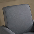 28'' Wide Gray Polyester Blend Manual Standard Recliner