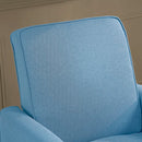 28'' Wide Blue Polyester Blend Manual Standard Recliner