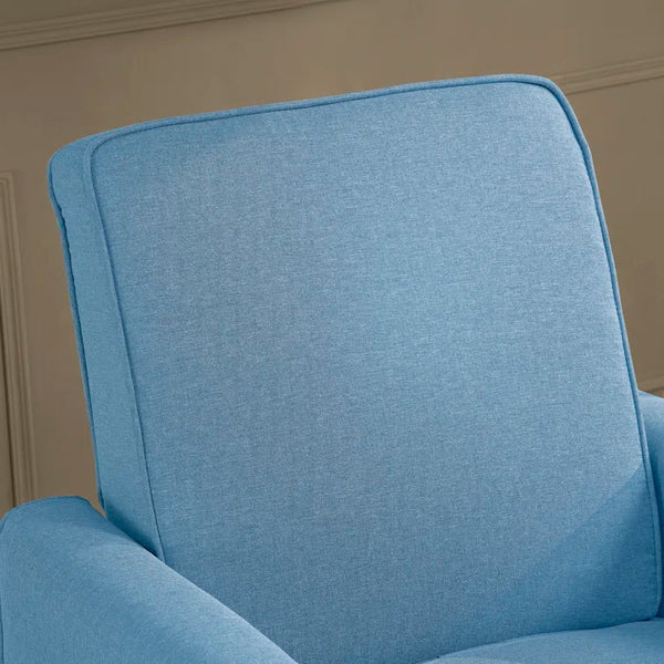 28'' Wide Blue Polyester Blend Manual Standard Recliner