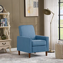 28'' Wide Blue Polyester Blend Manual Standard Recliner