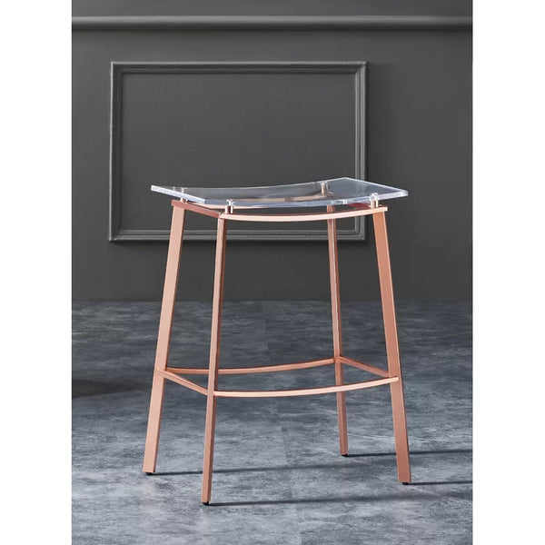 Rose Gold 25.5" Counter Stool