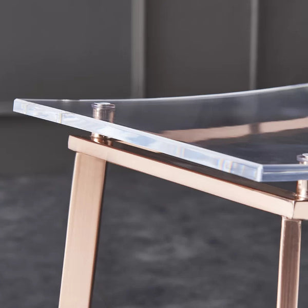 Rose Gold 25.5" Counter Stool