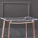 Rose Gold 25.5" Counter Stool