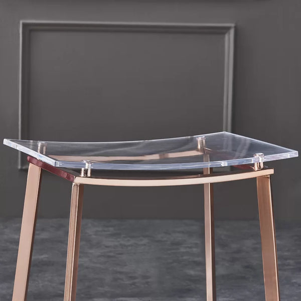 Rose Gold 25.5" Counter Stool