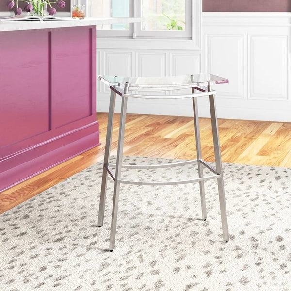Medium Gray 25.5" Counter Stool