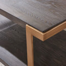Gerrity Floor Shelf Coffee Table with Storage