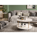 White Gerst 4 Legs Coffee Table with Storage