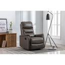 30.3'' Wide Gray Faux Leather Manual Wall Hugger Standard Recliner