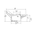 Minarik 30.3'' Wide Faux Leather Manual Wall Hugger Standard Recliner