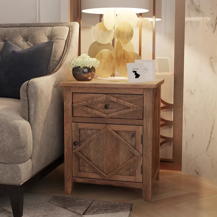 24 outlet tall nightstand