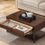 Brown Coffee Table with Storage