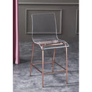 Virginia 25.5" Counter Stool-Rose Gold